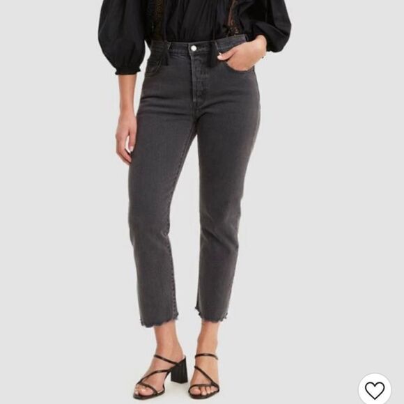 Levi's Women's 501 Super-High Rise Cropped Jeans 29 - Picture 6 of 6